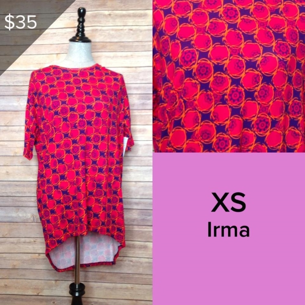 LuLaRoe XS Irma BNWT